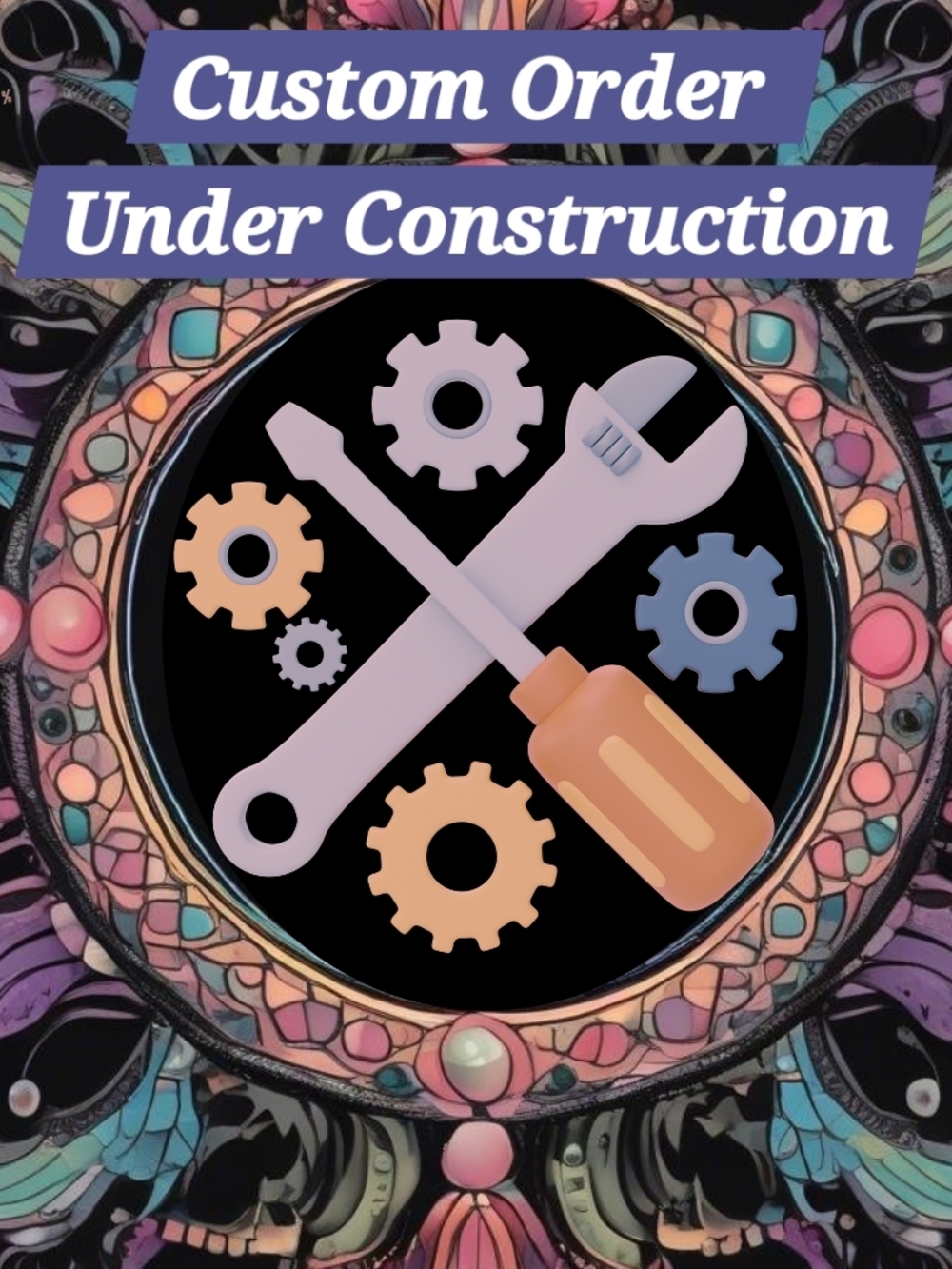 Black Vintage Purse With Damier Pattern